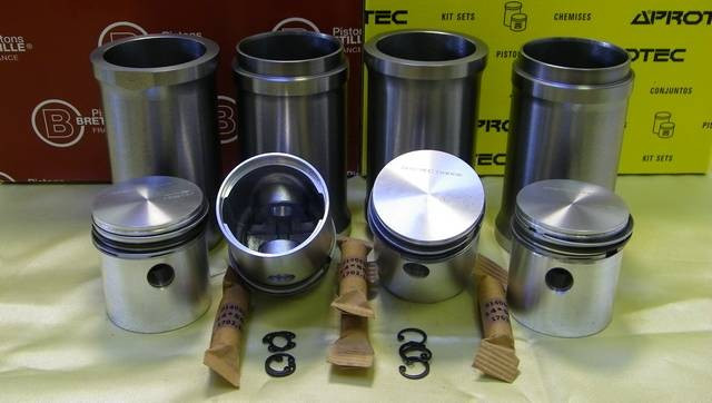 Kit chemises pistons Ø 58.00 mm Renault 670.1 - 800.01- 02 - 845 cm3 Dauphine - R4